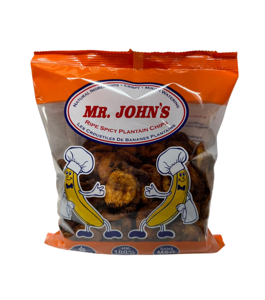 Mr John's Plantain chips (spicy ripe)