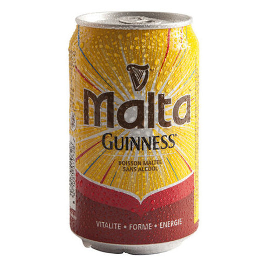 Malta Guiness cans